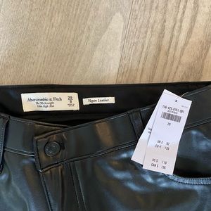 Abercrombie leather pants size 29